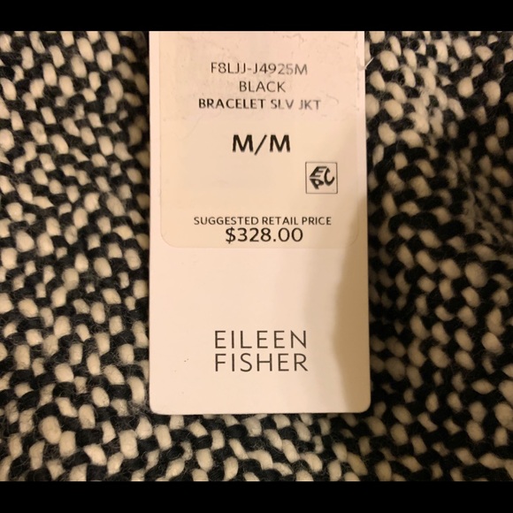 NWT! Eileen Fischer Peruvian Belted Cardigan - Picture 3 of 4